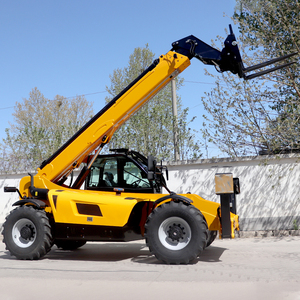 รถตักเทเลแฮนด์เลอร์ ANXING รุ่นใหม่ ขนาดกะทัดรัด พร้อมบูมตักด้านหน้า เครื่องยนต์ดีเซล รถยกแบบเทเลสโคปิก 18 เมตร ขับเคลื่อน 4 ล้อ สำหรับพื้นที่ขรุขระ แบบนั่งขับ - Product Image 5