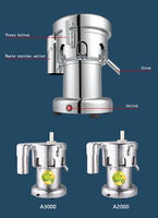 Elektrische Sapcentrifuge Fruit & Vegetable Juicer Machine A2000 Juicer Extractor 100 Kg/u