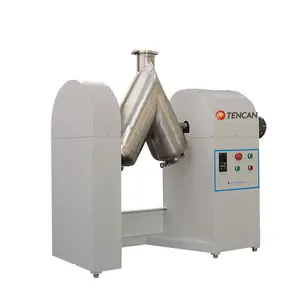 China Tencan 20L V Shape Small Granule Powder Blender Mixer/ Granulate Powder Mixing Machine