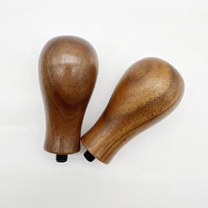 En stock: tamper para cafetera con mango de madera, molinillo de espresso de nogal negro, mango de madera, martillo tamper y accesorios de madera. - Product Image 3