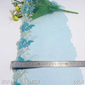 ชุดชั้นในผ้าลูกไม้สำหรับผู้หญิงผ้าบางปักลายดอกไม้ - Product Image 2