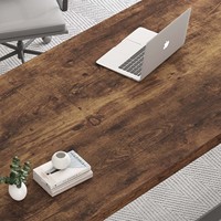 Bureau en chêne de 1.4 mètres de long pour la maison vintage Bureau d'ordinateur en bois au design moderne pour les jeux à domicile