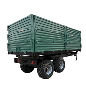 Remolque Agrícola Nuevo de 12000 kg con Capacidad de Carga de 12 Toneladas 7DRX-1200, Remolque Basculante para Tractor con <span class=keywords><strong>Eje</strong></span> Tándem - Product Image 5