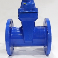 Vanne à opercule à tige apparente à joint souple Z41X-16Q, manuelle, pour drainage industriel, à bride, avec joint d'étanchéité élastique