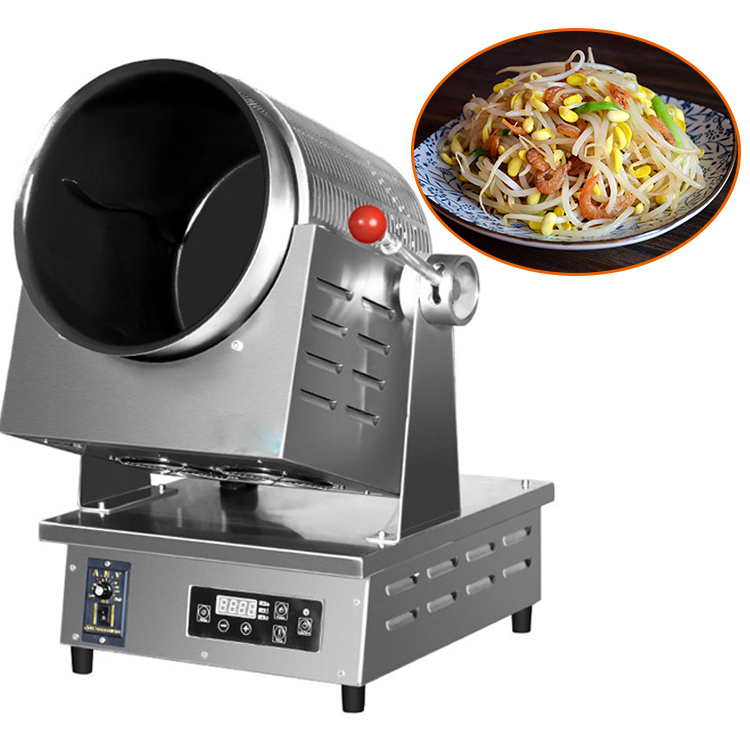 commercial cooking robot for restaurant/cooking pot/automatic fried rice wok