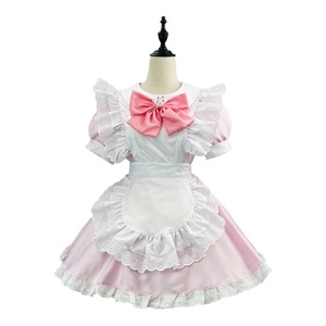 Akemi Homura Cosplay Maid Outfit Pink Purple Sky Blue Yellow Red Plus Size Anime Role Play Costume Spring 2024 - Product Image 5