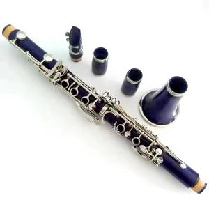 Clarinete <span class=keywords><strong>Bb</strong></span> Niquelado Popular de 17 Llaves, Instrumento Musical con Diseño Colorido - Product Image 6