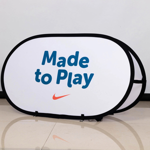 Custom Portable <strong>Full</strong>-<strong>Color</strong> Horizontal Oval Shape <strong>Display</strong> <strong>Banner</strong> for Outdoor Pop-up Sports Field <strong>Full</strong>-<strong>Color</strong> <strong>Printing</strong> - Product Image 6