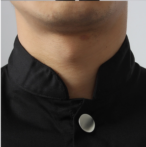 Vêtements de Chef à manches longues, uniforme de <span class=keywords><strong>cuisine</strong></span> de Restaurant, manteau de Chef, veste de travail de serveur, uniforme professionnel, tenue de salopette - Product Image 3