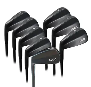 Chuyên Nghiệp Chất Lượng Cao 431 Thép Không Gỉ Đen Casting Blade Loại Golf Irons Set Cho Thuận Tay Trái