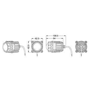 Proyector de Niebla LED para Automóviles Toyota Lexus Fortuner RAV4 HILUX Crown AVALO Yaris VIOS PRIUS, Luz Antiniebla de Proyección de 2 Pulgadas - Product Image 4