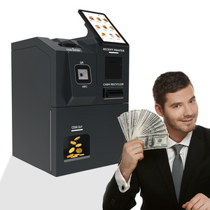 Máquina de cambio de monedas de 21,5 pulgadas, máquina de cambio automático, quiosco de autoservicio de monedas con código <span class=keywords><strong>QR</strong></span> NFC, pago en efectivo - Product Image 1