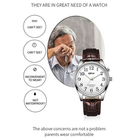 OEM jam tangan pria bisnis mewah baja tahan karat jam tangan pria bercahaya Relojes Para Hombre Logo jam tangan khusus