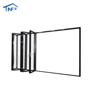Bi Fold Doors Maison Maison Matériaux de Construction Bi Porte Pliante Pour Balcon Écran Portes Pliantes - Product Image 3
