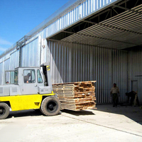 Chauffage à vapeur multifonctionnel Système de séchage du bois Four de séchage du bois Four de séchage des bûches de bois Machines