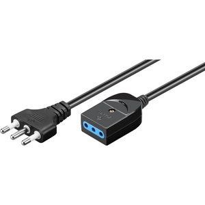 Rallonge électrique 3m, prise italienne 10A, câble d'alimentation - Product Image 1