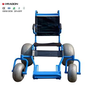 ソフトサンド用バルーンタイヤ付き全地形対応アダルトビーチ車椅子 - Product Image 3