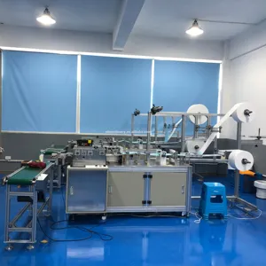 Máquina de fabricación de mascarillas desechables N95 KN95 KF94, totalmente automática, de alta velocidad, con una sola línea