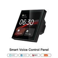 Passerelle Zigbee intelligente Tuya pour maison intelligente Linux 4 pouces avec écran tactile, contrôle vocal Alexa, application intelligente OEM, panneau de commande central pour maison intelligente