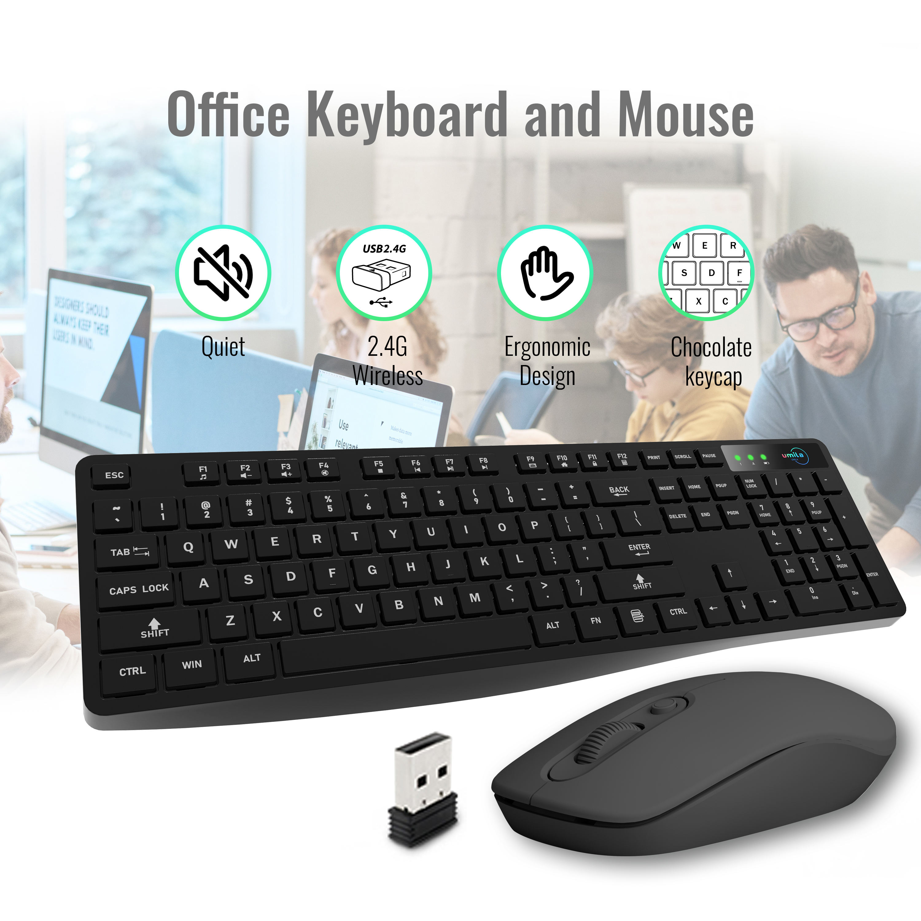 Combo de teclado y ratón