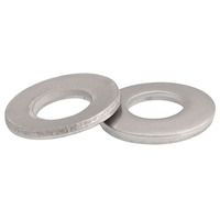 Rondelle plate personnalisée en aluminium, acier au carbone, acier inoxydable, zinguée, style cale, norme DIN 125, vente en gros