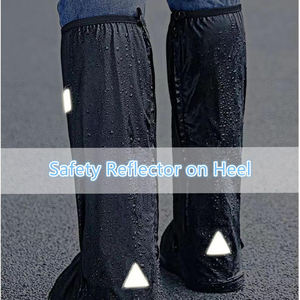 Robuste, faltbare, wieder verwendbare, wasserdichte Unisex-Übers chuhe - Product Image 3