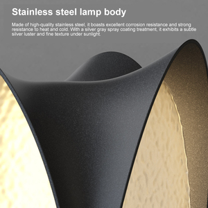 Lampes <span class=keywords><strong>de</strong></span> poteau <span class=keywords><strong>de</strong></span> portail <span class=keywords><strong>de</strong></span> jardin en acier inoxydable IP Villa Paysage 65 Étanche LED Alimenté par batterie Lampes <span class=keywords><strong>de</strong></span> poteau principal et <span class=keywords><strong>de</strong></span> clôture - Product Image 5