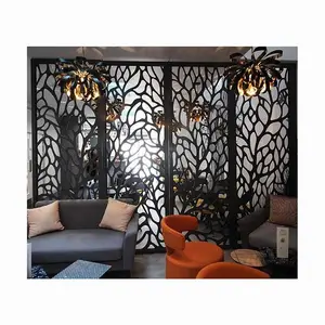 Customized Indoor Laser Cut Metal Panel Decorative Room Kitchen Panel Screens Decorative Metal Sheets