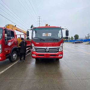 Sinotruk 6.3Ton Hydraulic Straight Boom Crane Truck Mobile <b>Hoisting</b> Machine for Street Lamp Installation with High Position Seat - Product Image 6