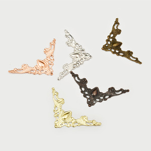 European Style Iron <b>Corner</b> <b>Protectors</b> Antique Bronze Red Bronze Yellow Rose Gold Silver Gold For Wooden Box Gift Box Craft Decor - Product Image 4