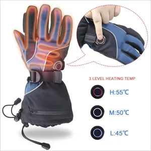 Unisex Touchscreen Verwarmde Handschoenen Voor Snowboardvissen Voor Wintersport En Buitenactiviteiten Om Te Skiën