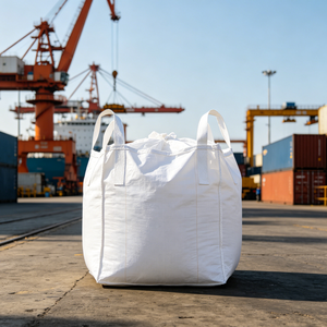 Sac Jumbo FIBC <span class=keywords><strong>de</strong></span> 1,5 tonne à fond plat ouvert pour sciure <span class=keywords><strong>de</strong></span> <span class=keywords><strong>bois</strong></span> et <span class=keywords><strong>copeaux</strong></span> <span class=keywords><strong>de</strong></span> <span class=keywords><strong>bois</strong></span>, sac tissé <span class=keywords><strong>en</strong></span> PP <span class=keywords><strong>de</strong></span> 1500 kg - Product Image 1