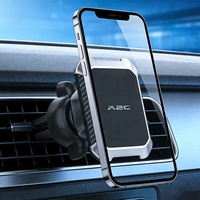 Support de téléphone magnétique universel pour voiture A2C, antidérapant, rotation à 360°, maintien stable pour smartphone