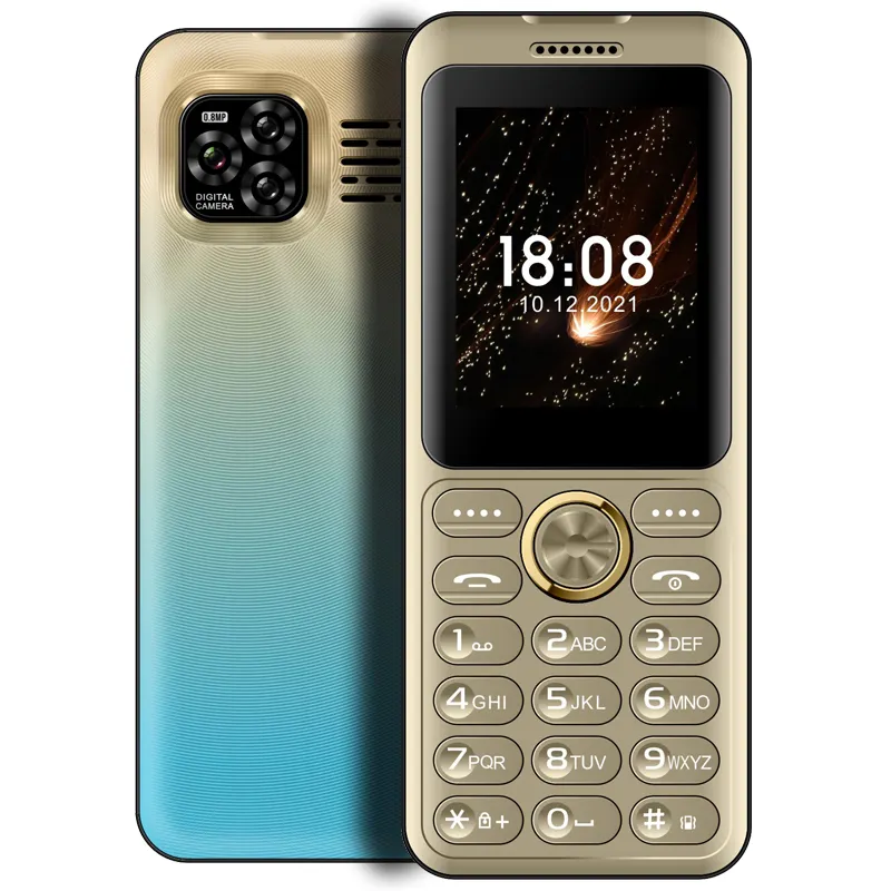 Good Quality W22 2.2inch 2G GSM 3 sim card mobile phone