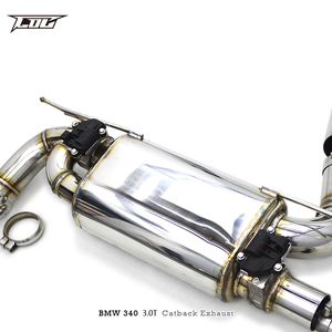 Échappement arrière BSK pour <span class=keywords><strong>BMW</strong></span> 340/340i/440/440i 3.0T 2016-2023, système d'échappement en acier inoxydable avec silencieux et son actif - Product Image 4