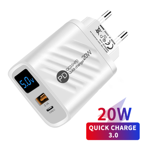 Cargador digital USB + 2. 2 A, cargador 5V2.4A, estándar europeo, estándar de EE. UU., estándar británico, cabezal de carga para teléfono móvil, PD + EE. UU. B - Product Image 2