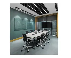 Fancy wholesale 8seater meeting table conference table and chair