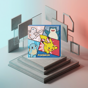pokemon Printed DIY 5D Diamond Painting Kit Jumping 25x25cm Korean Full Drill Cross <b>Stitch</b> Craft Bulk Distributor Wholesale No - Product Image 2