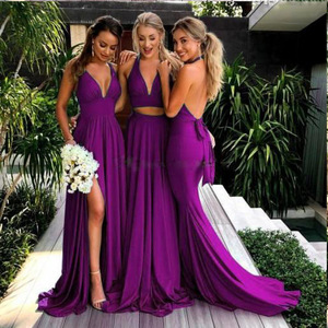 <span class=keywords><strong>2022</strong></span> Popular vestido de invitado de <span class=keywords><strong>boda</strong></span> con escote en V profundo <span class=keywords><strong>para</strong></span> mujeres vestido de fiesta de damas de honor con decoración de encaje nueva falda con tirantes de talla grande - Product Image 5
