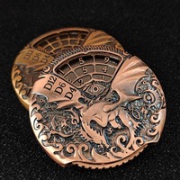 Nouveau Design 7-en-1 Dragon Roulette Métal Spinning Dice Set D & D Steampunk Acrylique Rolling RPG Coffret Cadeau D & D Steampunk Rolling RPG