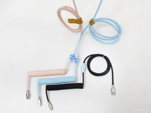 Nam châm USB sạc cáp POGO pin USB C USB-C dữ liệu dây tùy chỉnh N52 cuộn dây từ xoắn ốc xoăn mùa xuân mở rộng cuộn cáp - Product Image 3