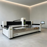 Centre d'usinage CNC ATC 5 axes, scie à pont pour la découpe du granit, modèle 3015 avec changeur automatique de 12 outils pour comptoirs