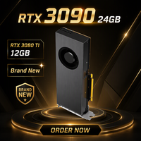 Kartu Grafis GPU Workstation Turbo OEM Baru AI Server Geforce RTX 3080Ti 3080 12GB Kartu Video RTX 3090 24GB DDR6X