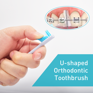 Brosses à dents orthodontiques <span class=keywords><strong>Y</strong></span>-kelin pour l'hygiène bucco-dentaire, poils doux, <span class=keywords><strong>brosse</strong></span> à dents en forme de U - Product Image 2