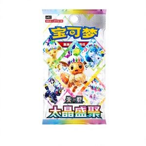 Cartes Officielles Flareon Coin Box Scarlet Violet Terastal Festival <span class=keywords><strong>Booster</strong></span> Packs Chinois TCG Jouet de Collection Cadeau - Product Image 5