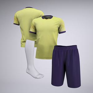 कस्टम फुटबॉल पहनने टीम का नाम फुटबॉल जर्सी सेट फुटबॉल जर्सी सेट फुटबॉल जर्सी - Product Image 2