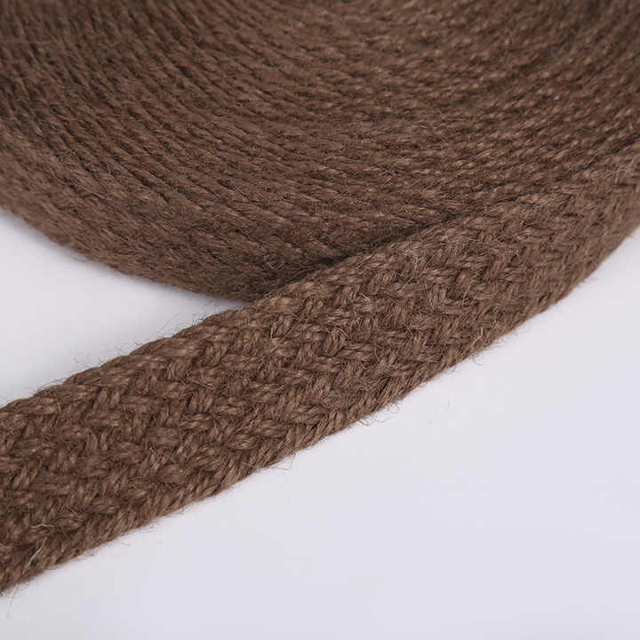 Natural Jute Burlap Fabric Ribbon Braided Hemp Rope String Hessian ...