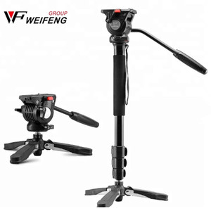 Beste Lichtgewicht Reizen Aluminium Monopod Met Voeten En Quick Release Voor Camera Dslr Goedkope Gopro Monopod