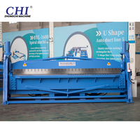 Machine à plier hydraulique grande capacité ZCJX en acier inoxydable pour tôles, conduits d'air et boîtes pliantes, facile à utiliser
