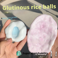 Pelota de Arroz Glutinoso Súper Suave y Moldeable, Juguete Antiestrés Ruidoso para Apretar y Aliviar el Estrés
